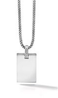 Collana Comete Uomo in Acciaio Diamante 0.02 Ct UGL349 - UGL349